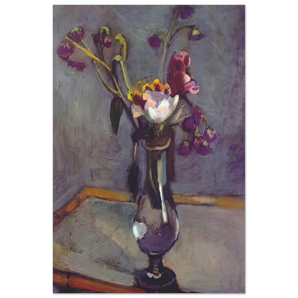 BOUQUET ON A BAMBOO TABLE 1903 Poster | Henri Matisse Poster | Henri Matisse Print