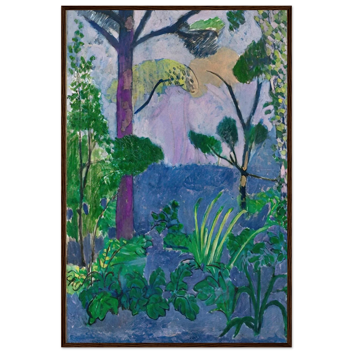 ACANTHUS MOROCCAN LANDSCAPE 1912 Framed Poster | Henri Matisse Framed Prints Wall Art | Henri Matisse Print