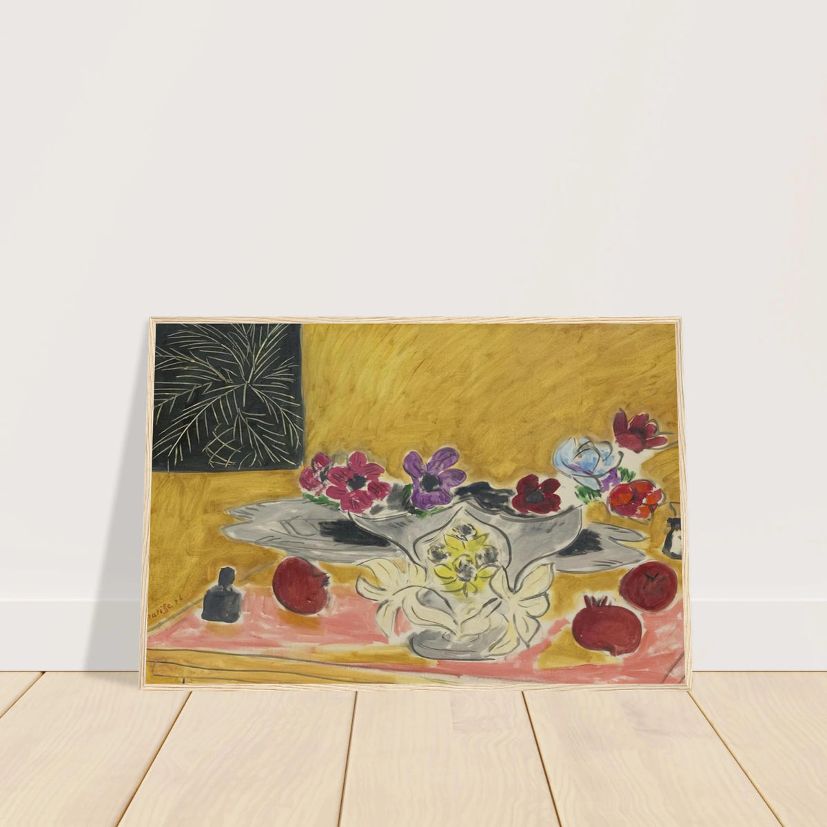 ANEMONES ET GRENADES 1946 Framed Poster | Henri Matisse Framed Prints Wall Art | Henri Matisse Print