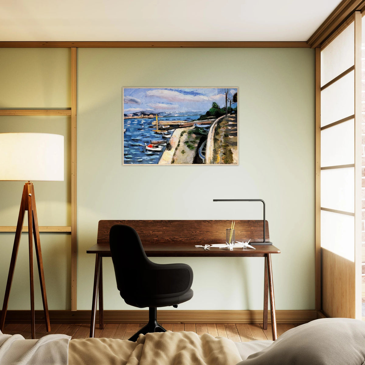VIEW OF ANTIBES 1925 Framed Poster | Henri Matisse Framed Prints Wall Art | Henri Matisse Print