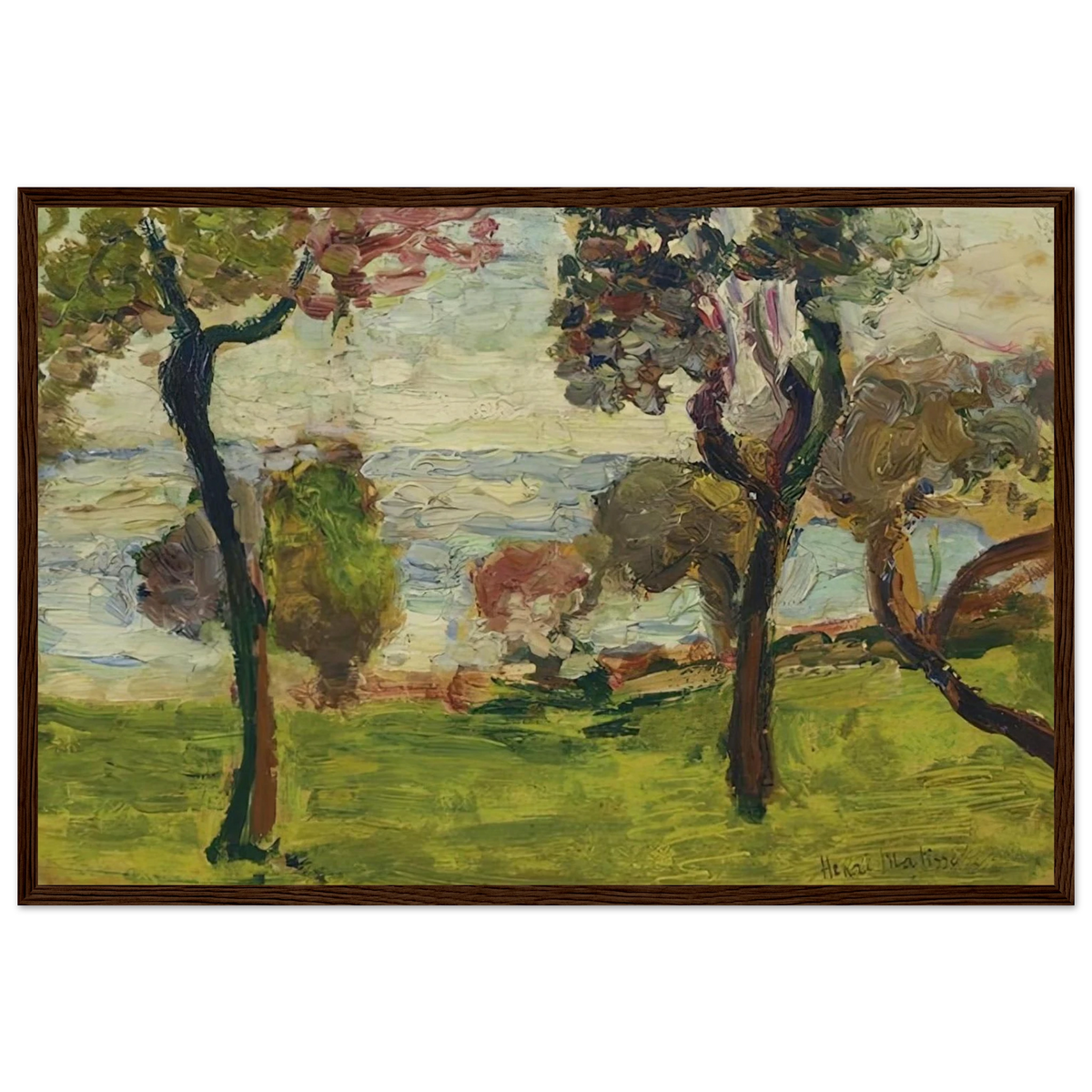 PAYSAGE 1898 Framed Poster | Henri Matisse Framed Prints Wall Art | Henri Matisse Print