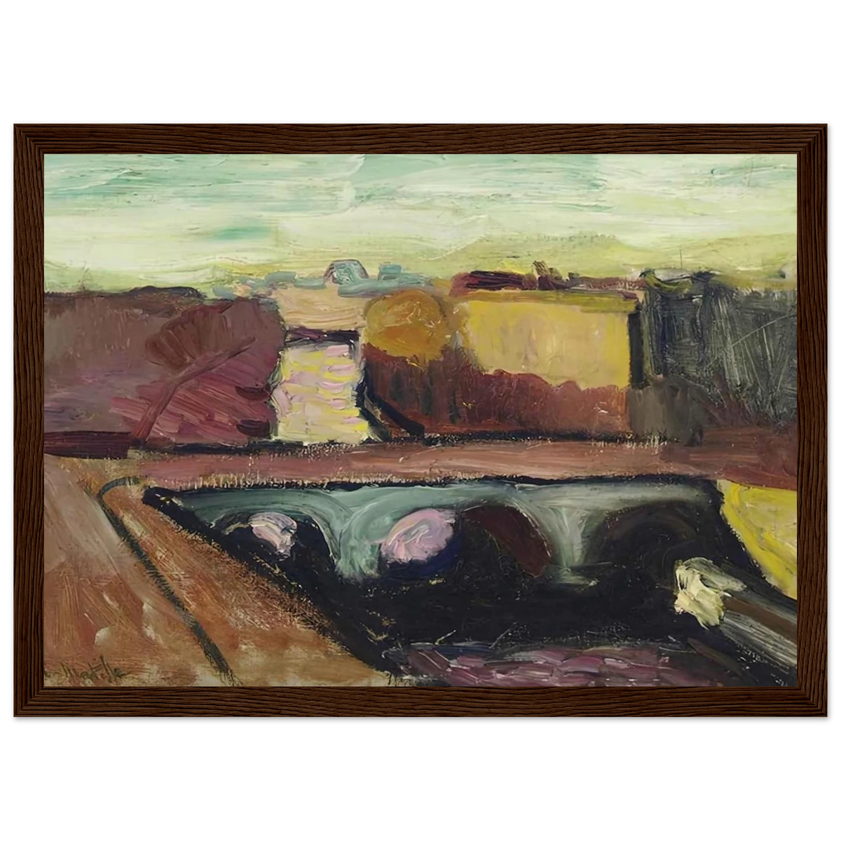 VUE DE LA SEINE LE PONT SAINT MICHEL 1904 Framed Poster | Henri Matisse Framed Prints Wall Art | Henri Matisse Print