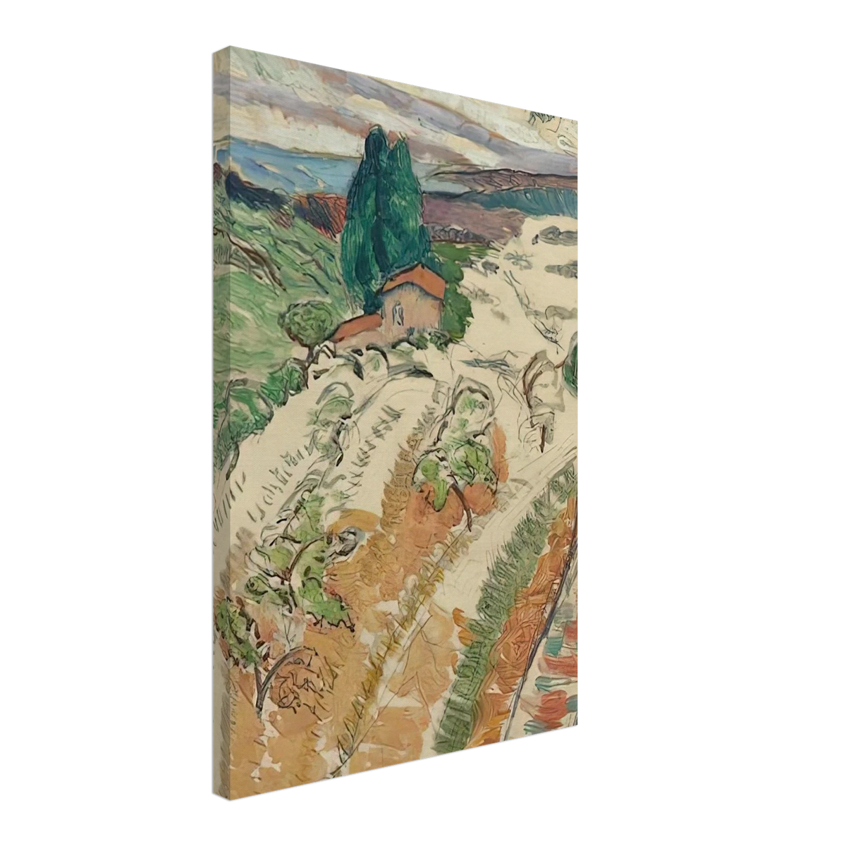 PAYSAGE ST TROPEZ 1904 Canvas | Henri Matisse Canvas | Henri Matisse Print
