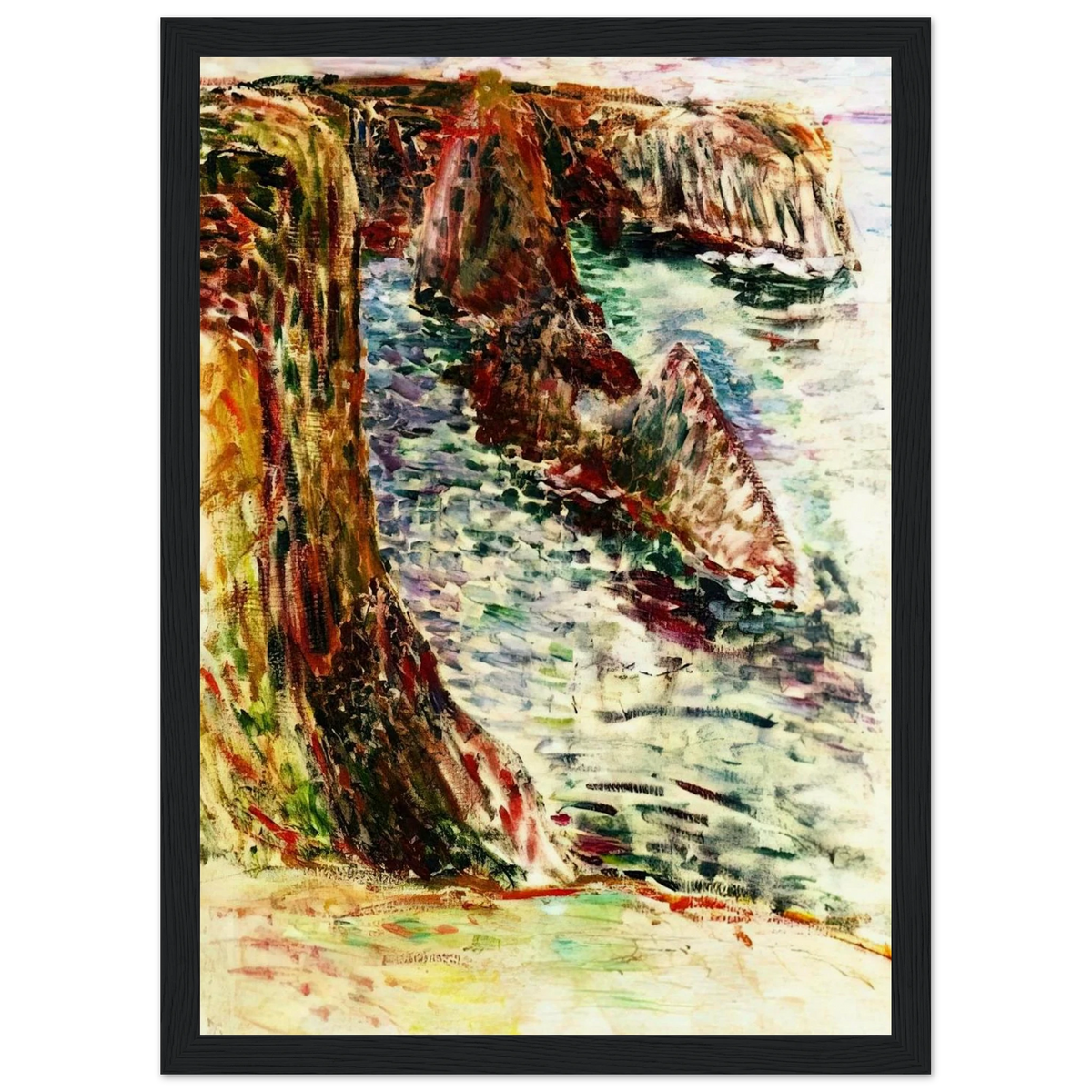 BELLE ILE EN MER 1897 Framed Poster | Henri Matisse Framed Prints Wall Art | Henri Matisse Print