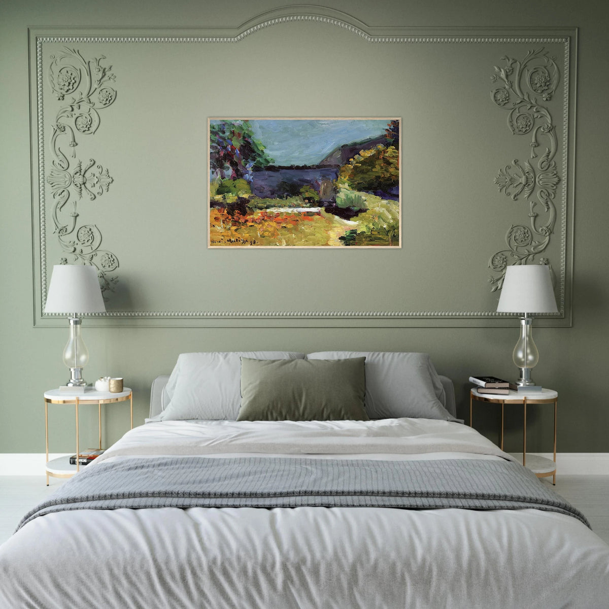 LANDSCAPE 1898 Framed Poster | Henri Matisse Framed Prints Wall Art | Henri Matisse Print