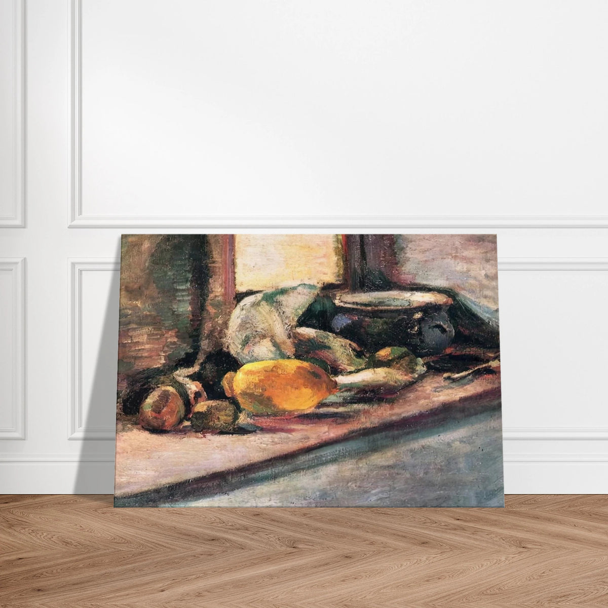 BLUE POT AND LEMON 1897 Canvas | Henri Matisse Canvas | Henri Matisse Print