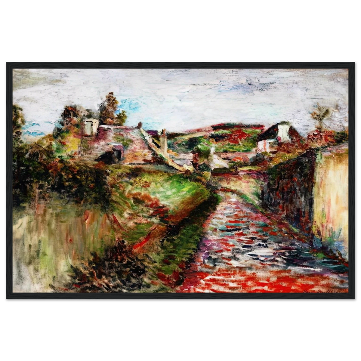 VIEW OF BELLE ILE 1897 Framed Poster | Henri Matisse Framed Prints Wall Art | Henri Matisse Print