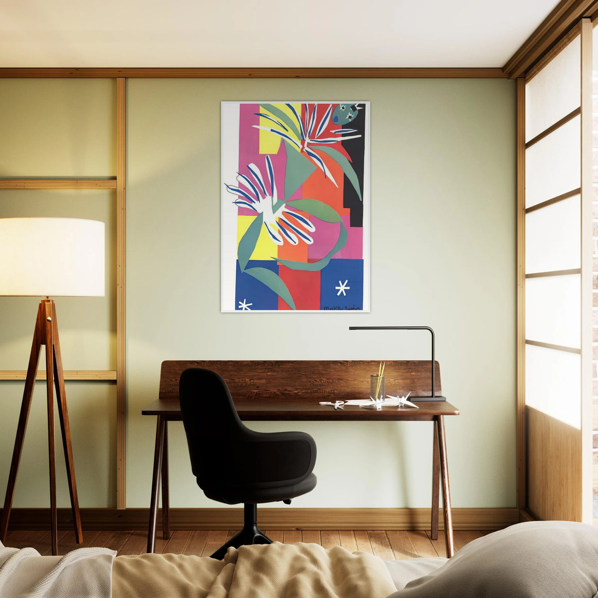 CREOLE DANCER Framed Poster | Henri Matisse Framed Prints Wall Art | Henri Matisse Print