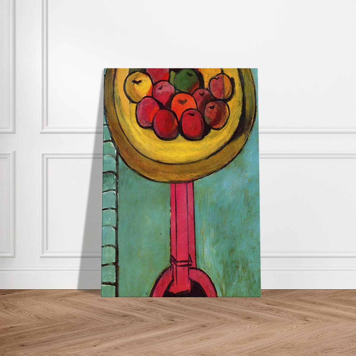 APPLES ON A TABLE GREEN BACKGROUND 1916 Canvas | Henri Matisse Canvas | Henri Matisse Print