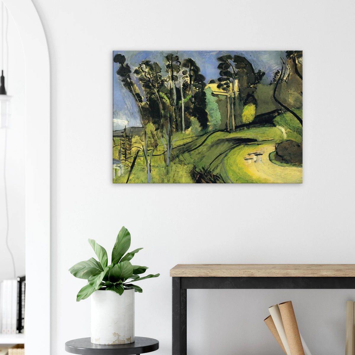 MONTALBAN LANDSCAPE 1918 Canvas | Henri Matisse Canvas | Henri Matisse Print