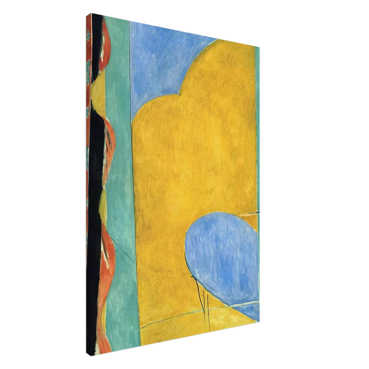 THE YELLOW CURTAIN Canvas | Henri Matisse Canvas | Henri Matisse Print