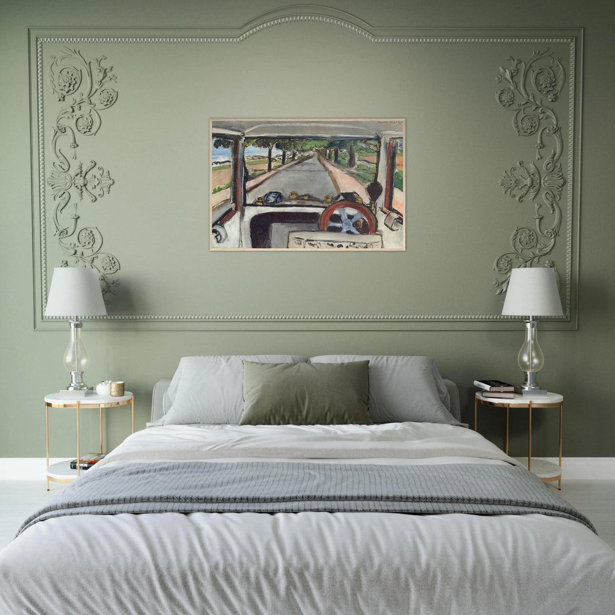 THE WINDSHIELD 1917 0 Framed Poster | Henri Matisse Framed Prints Wall Art | Henri Matisse Print