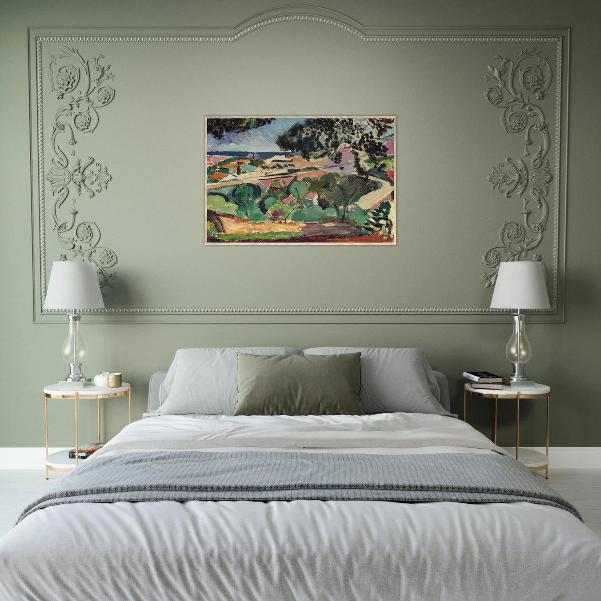 PAYSAGE DE COLLIOURE 1907 Framed Poster | Henri Matisse Framed Prints Wall Art | Henri Matisse Print