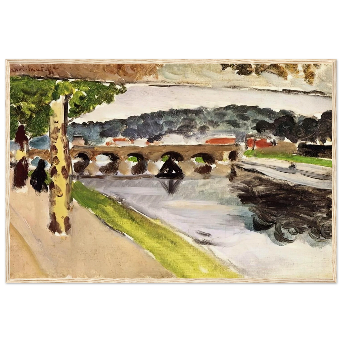 PARADE PLATANES 1917 Framed Poster | Henri Matisse Framed Prints Wall Art | Henri Matisse Print