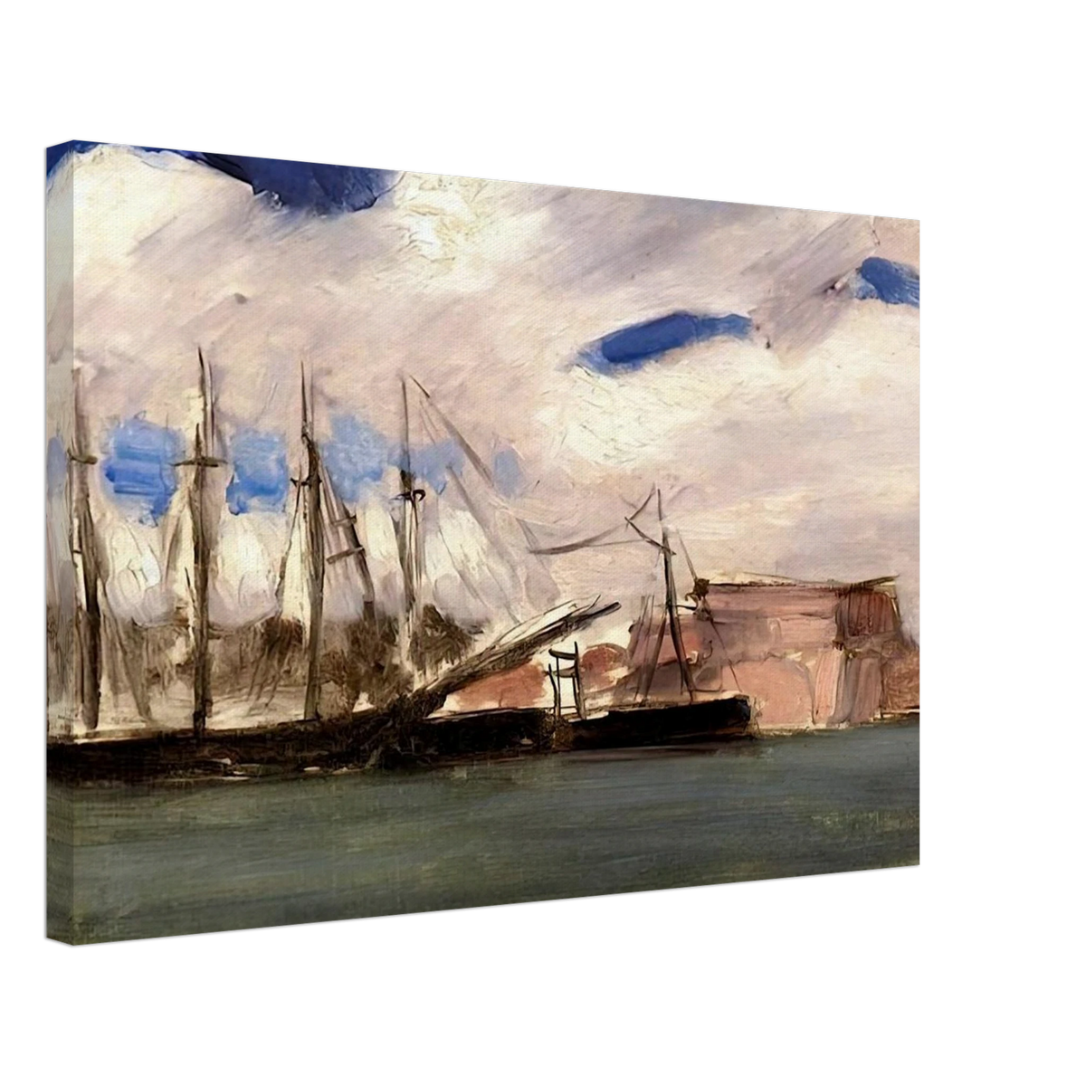 WHITE CLOUDS THE OLD PORT OF MARSEILLE 1918 Canvas | Henri Matisse Canvas | Henri Matisse Print