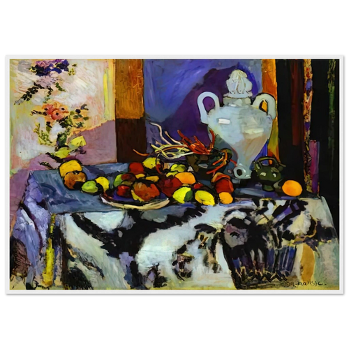 BLUE STILL LIFE Framed Poster | Henri Matisse Framed Prints Wall Art | Henri Matisse Print