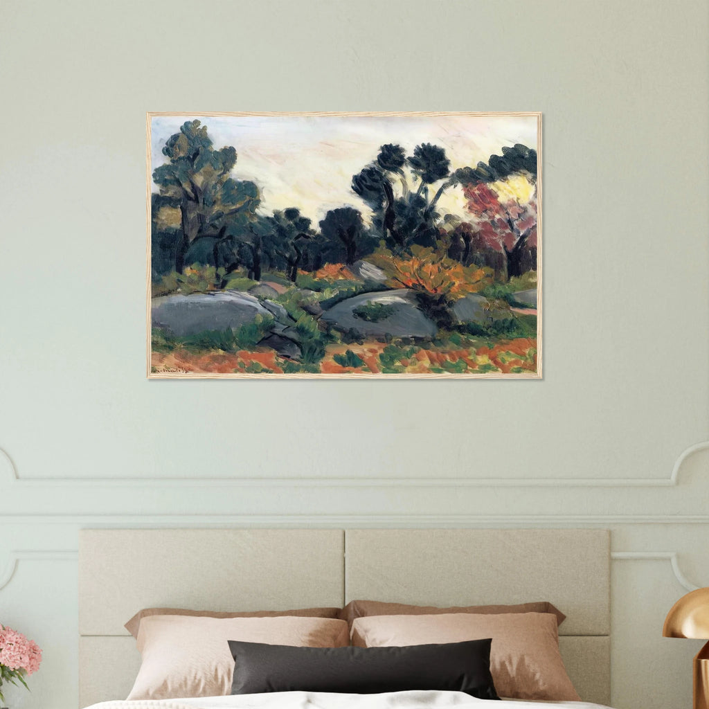 LANDSCAPE 3 Framed Poster | Henri Matisse Framed Prints Wall Art | Henri Matisse Print