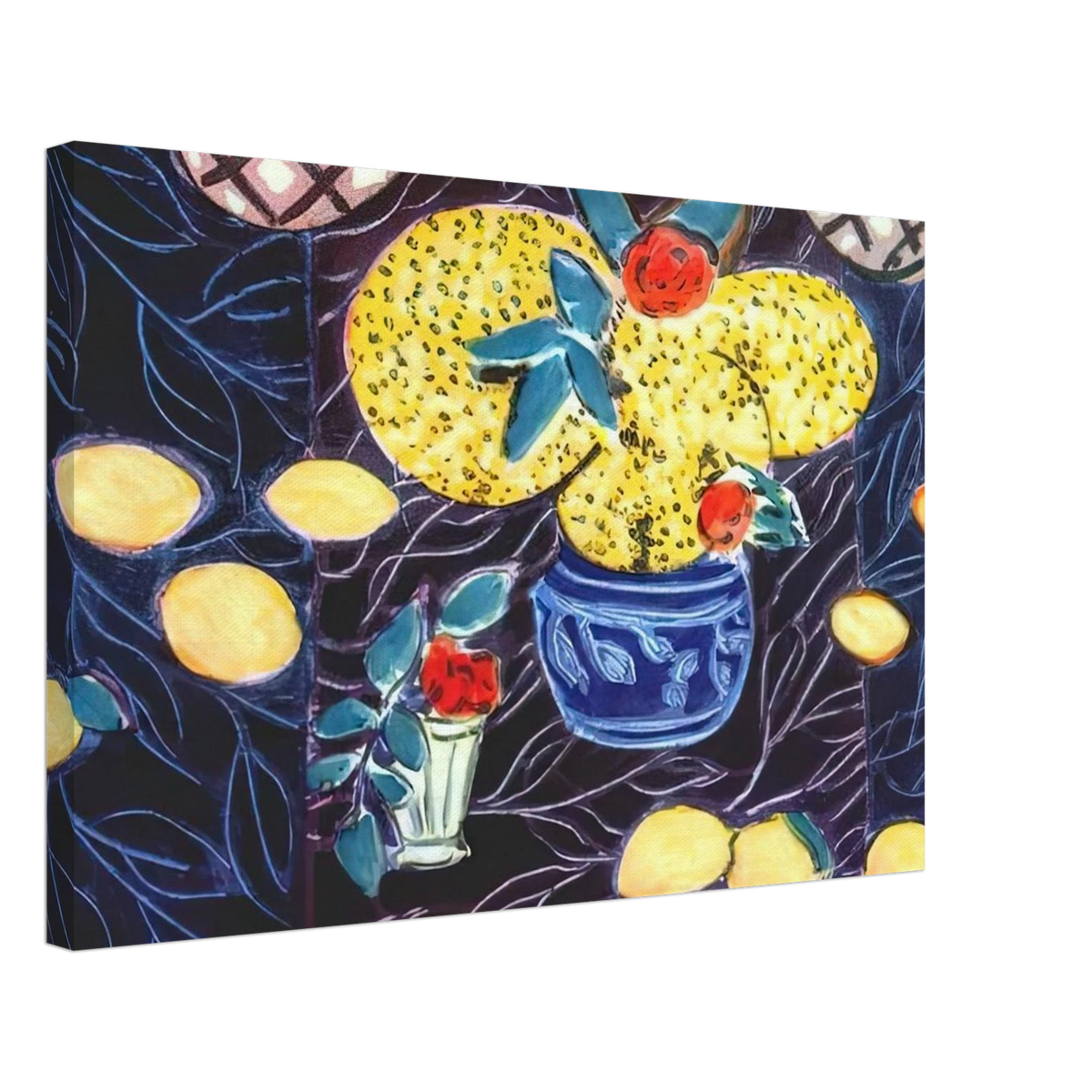 LEMONS AND MIMOSA 1944 Canvas | Henri Matisse Canvas | Henri Matisse Print