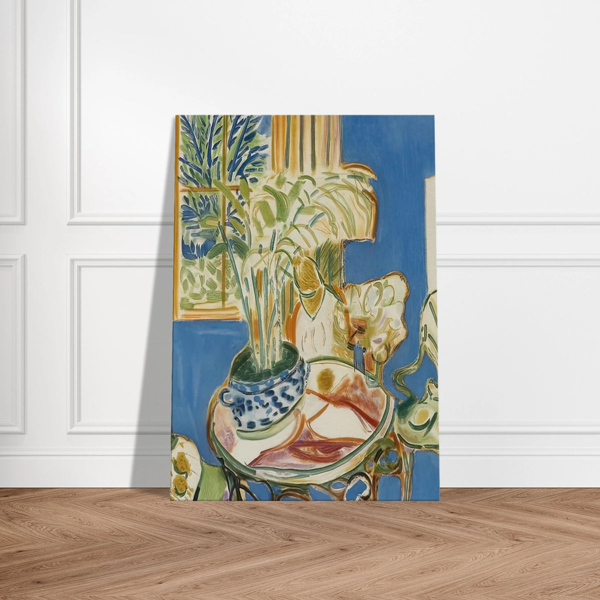 BLUE INTERIOR 1947 Canvas | Henri Matisse Canvas | Henri Matisse Print