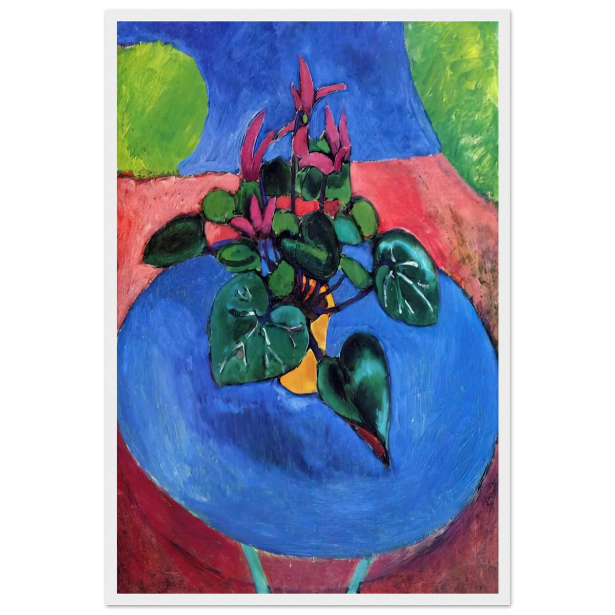 CYCLAMEN POURPRE 1912 Framed Poster | Henri Matisse Framed Prints Wall Art | Henri Matisse Print