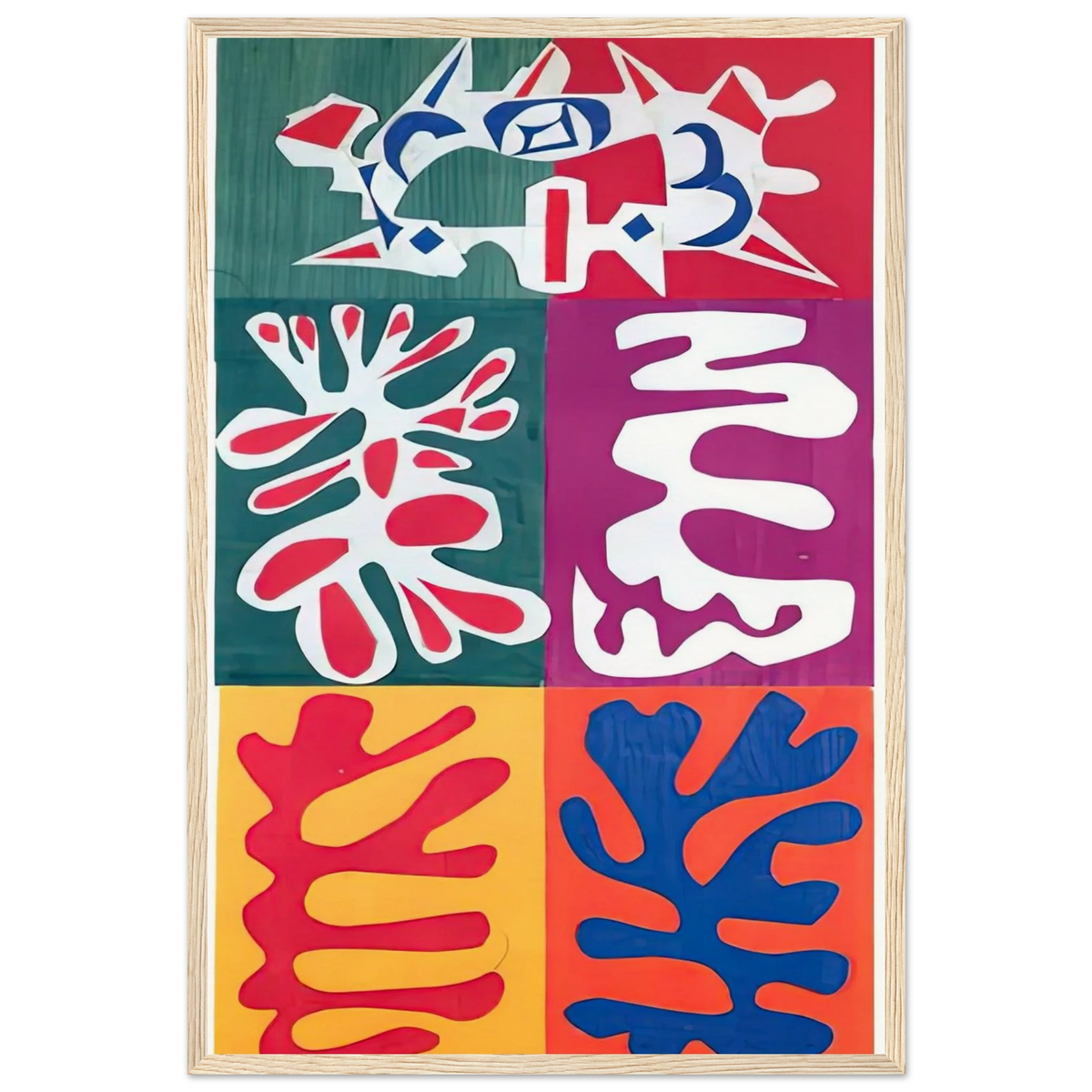 PANEL WITH MASK 1947 Framed Poster | Henri Matisse Framed Prints Wall Art | Henri Matisse Print