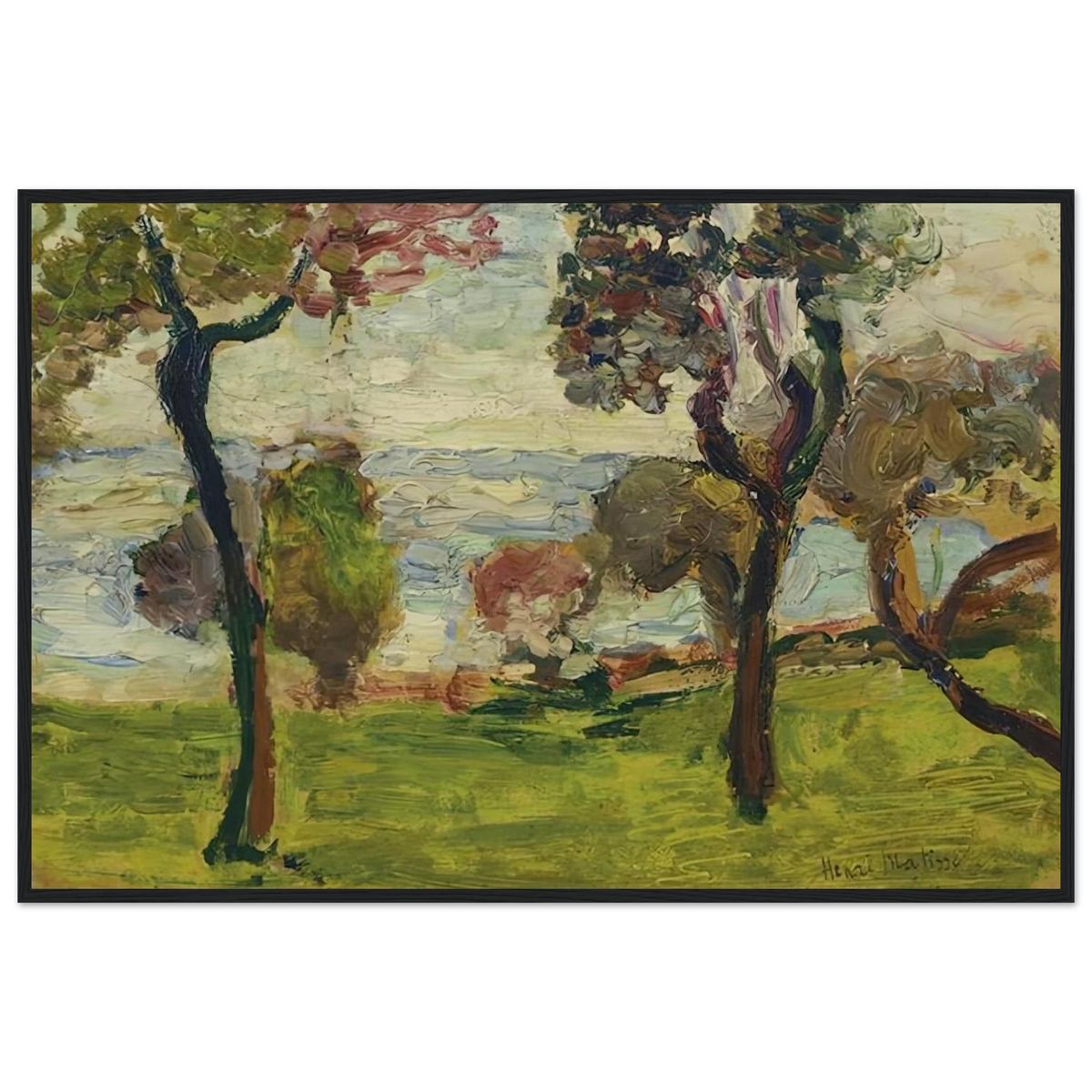 PAYSAGE 1898 Framed Poster | Henri Matisse Framed Prints Wall Art | Henri Matisse Print