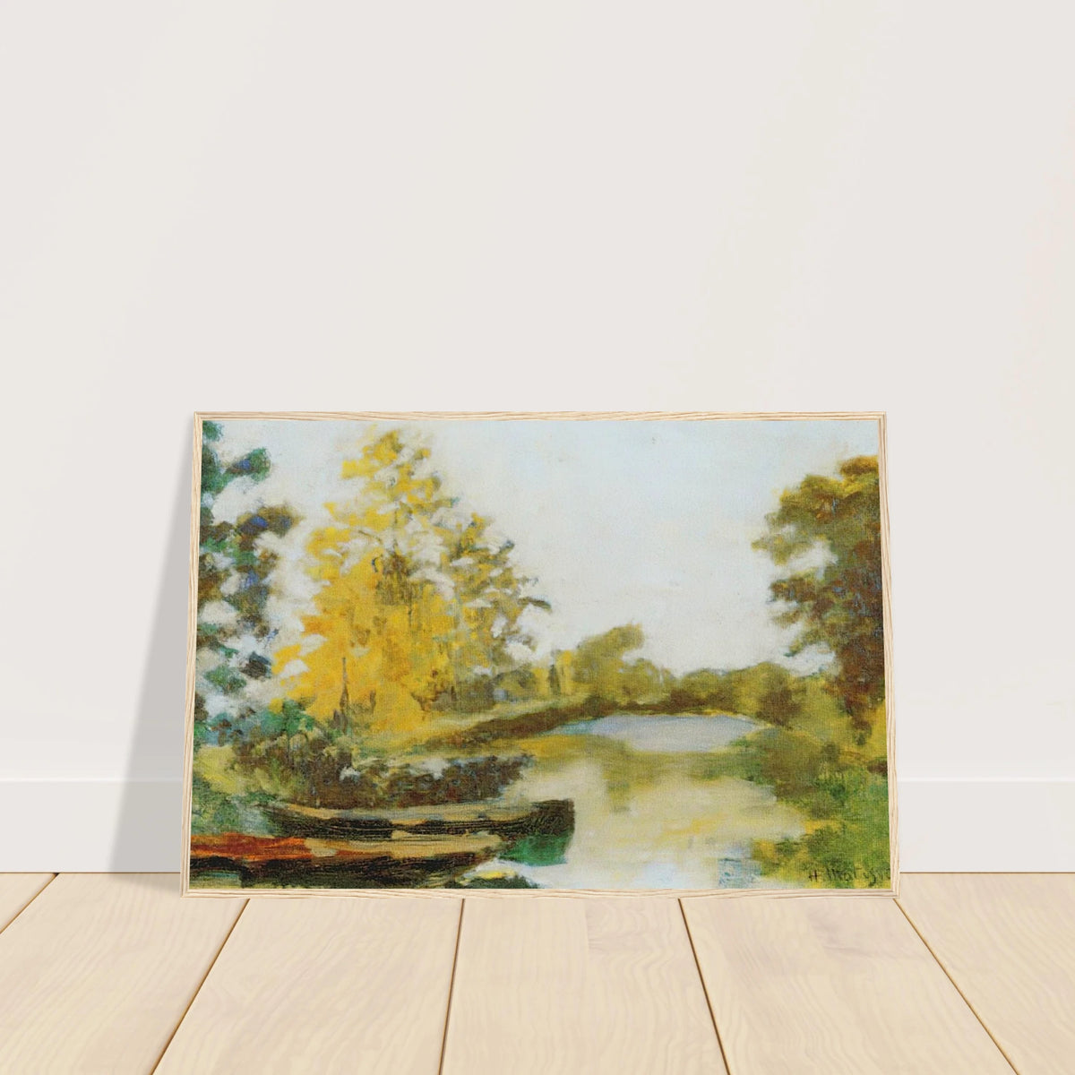 BANKS OF THE CANAL 1903 Framed Poster | Henri Matisse Framed Prints Wall Art | Henri Matisse Print