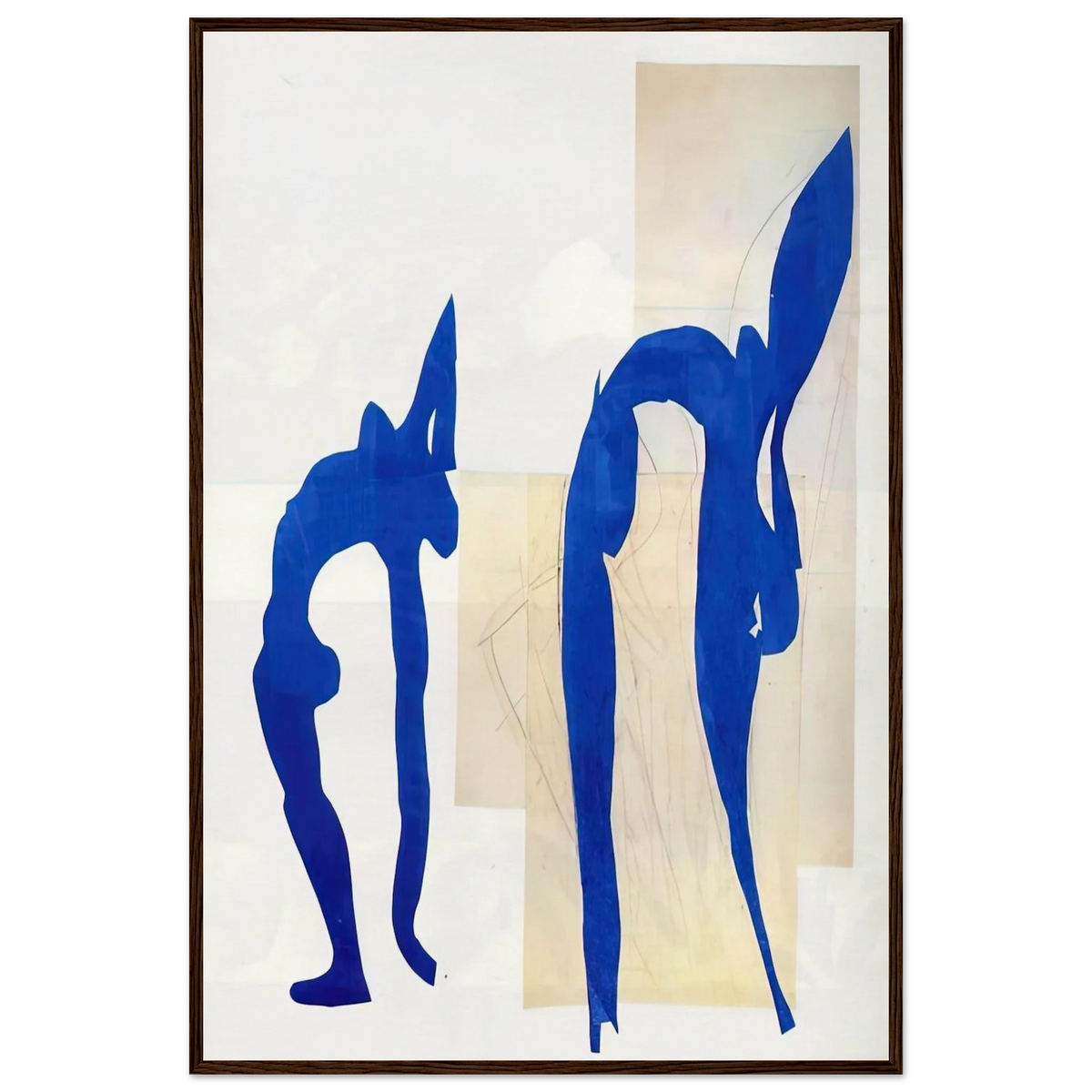 BLUE NUDES Framed Poster | Henri Matisse Framed Prints Wall Art | Henri Matisse Print