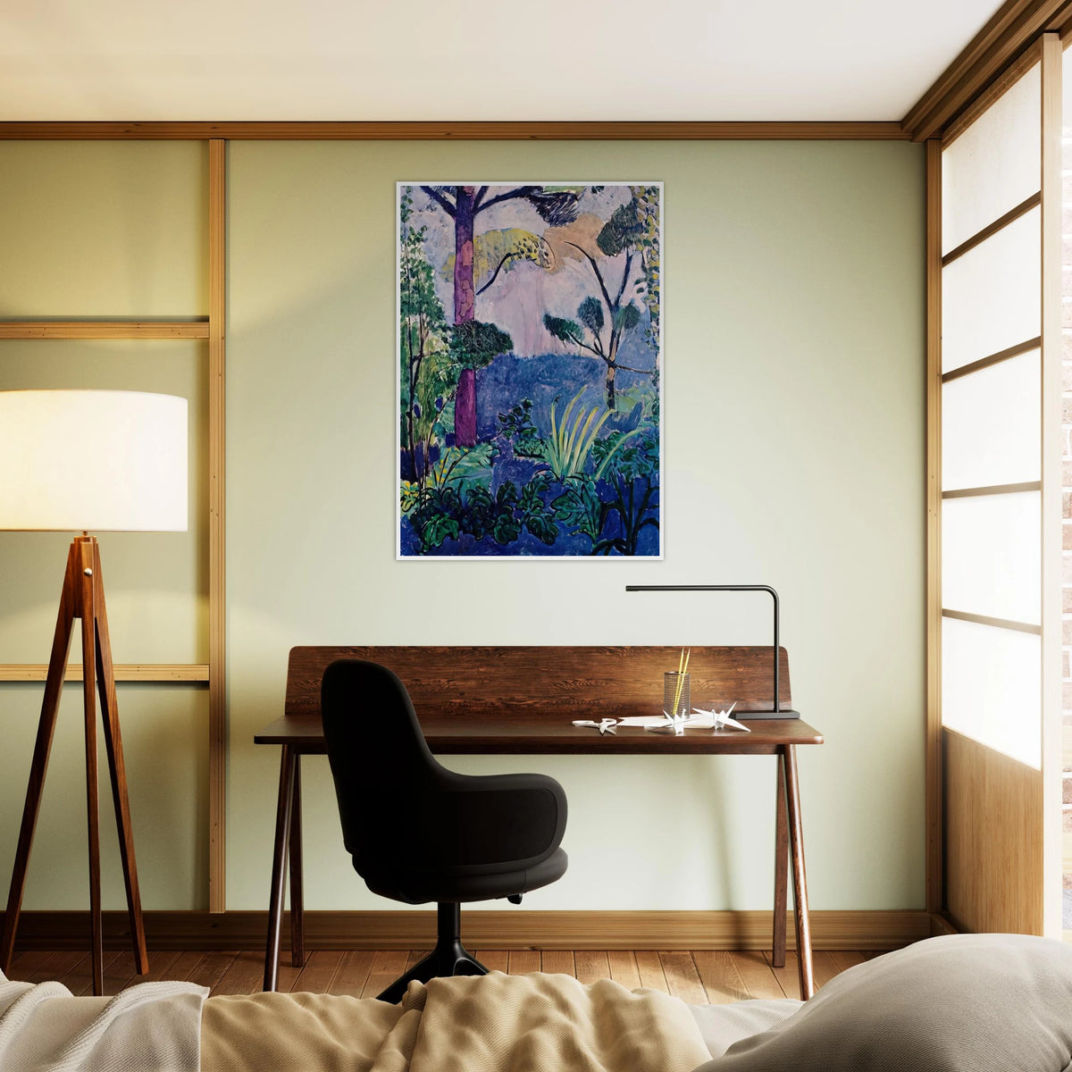 MOROCCAN LANDSCAPE Framed Poster | Henri Matisse Framed Prints Wall Art | Henri Matisse Print