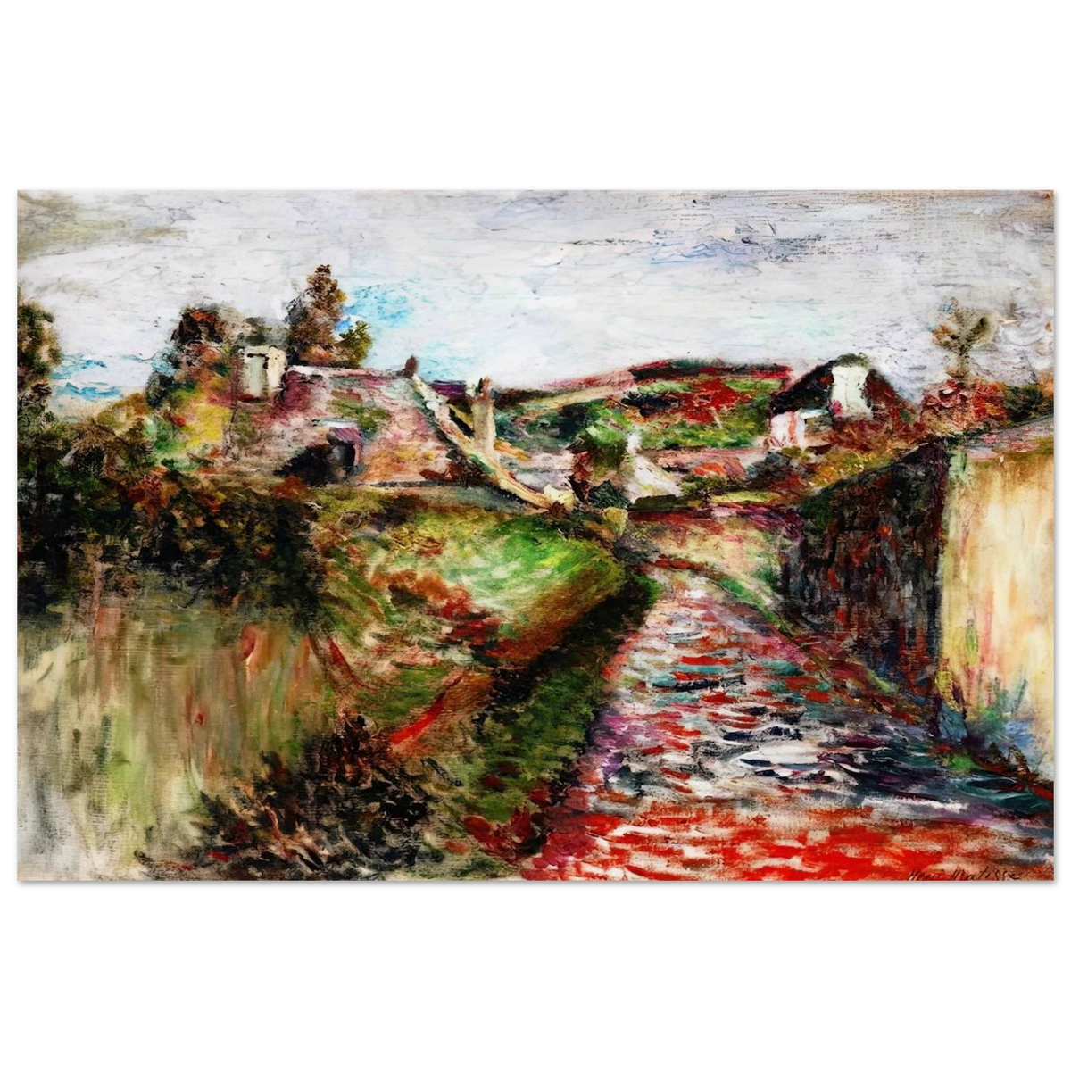 VIEW OF BELLE ILE 1897 Poster | Henri Matisse Poster | Henri Matisse Print