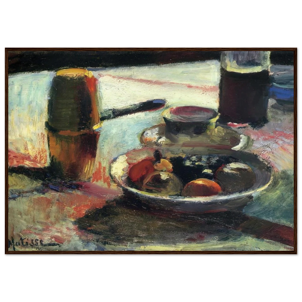FRUIT AND COFFEE POT Framed Poster | Henri Matisse Framed Prints Wall Art | Henri Matisse Print