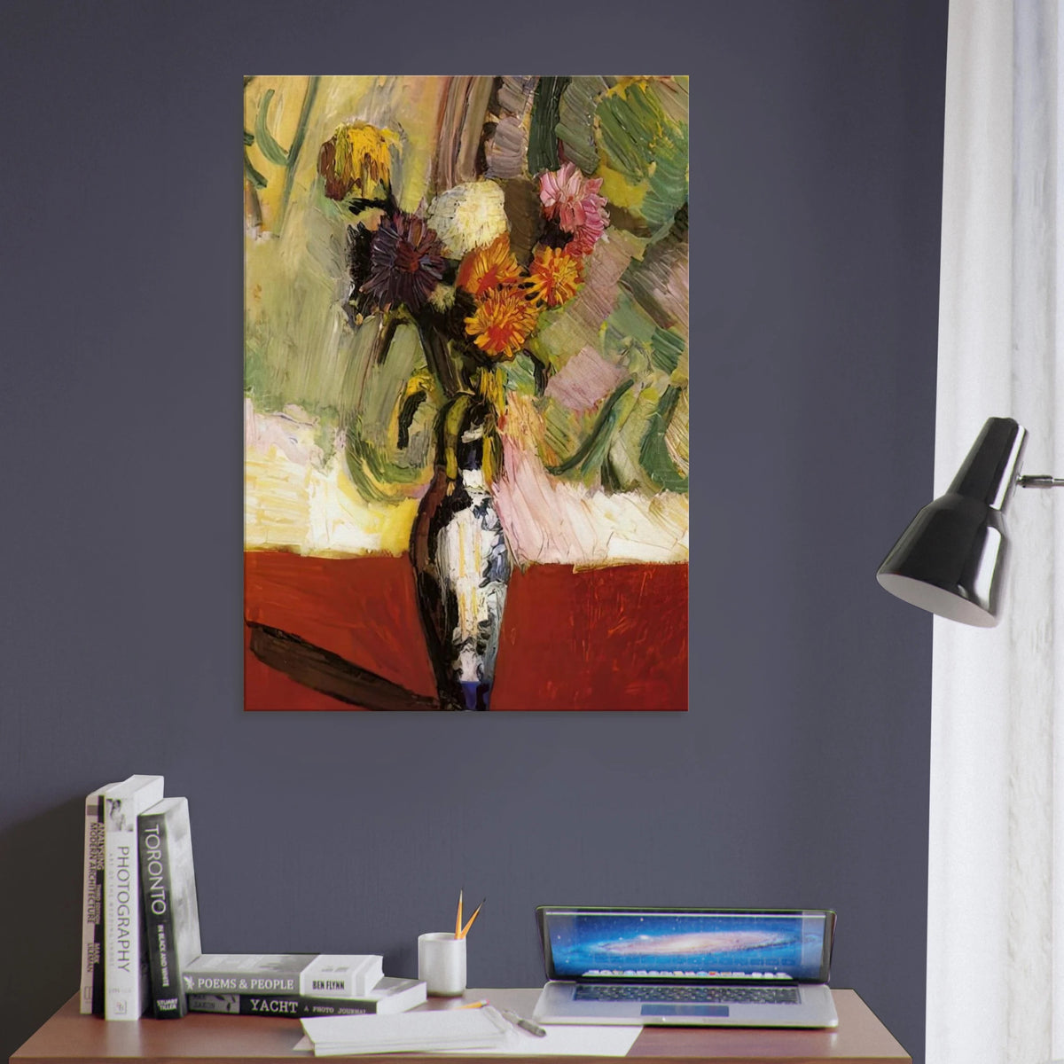 CHRYSANTHEMUMS IN A CHINESE VASE 1902 Canvas | Henri Matisse Canvas | Henri Matisse Print