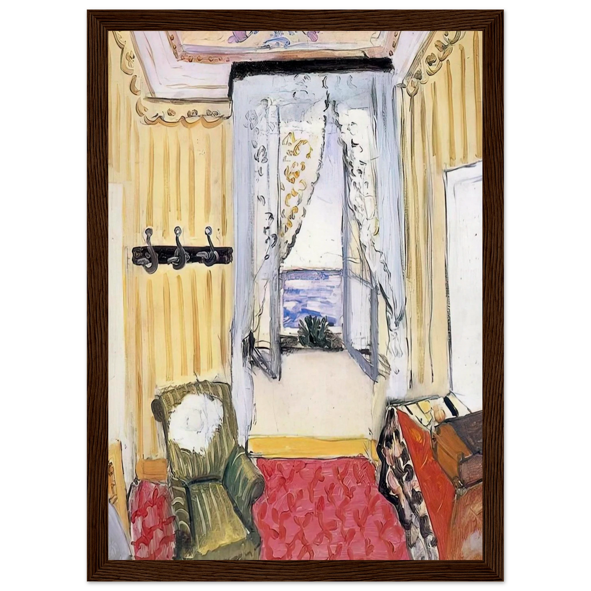 MY ROOM AT THE BEAU RIVAGE 1918 Framed Poster | Henri Matisse Framed Prints Wall Art | Henri Matisse Print