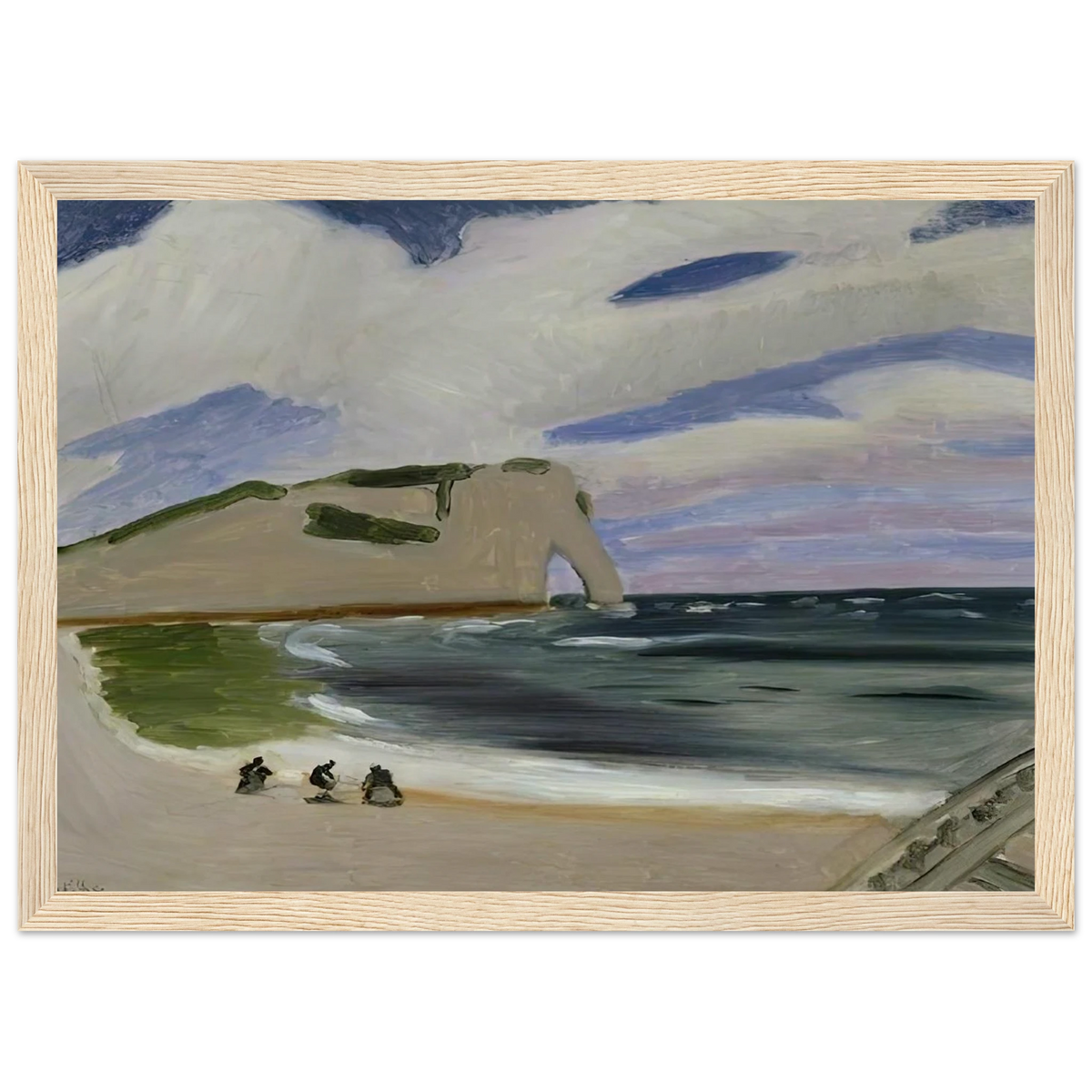 WOMEN ON THE BEACH ETRETAT 1920 Framed Poster | Henri Matisse Framed Prints Wall Art | Henri Matisse Print