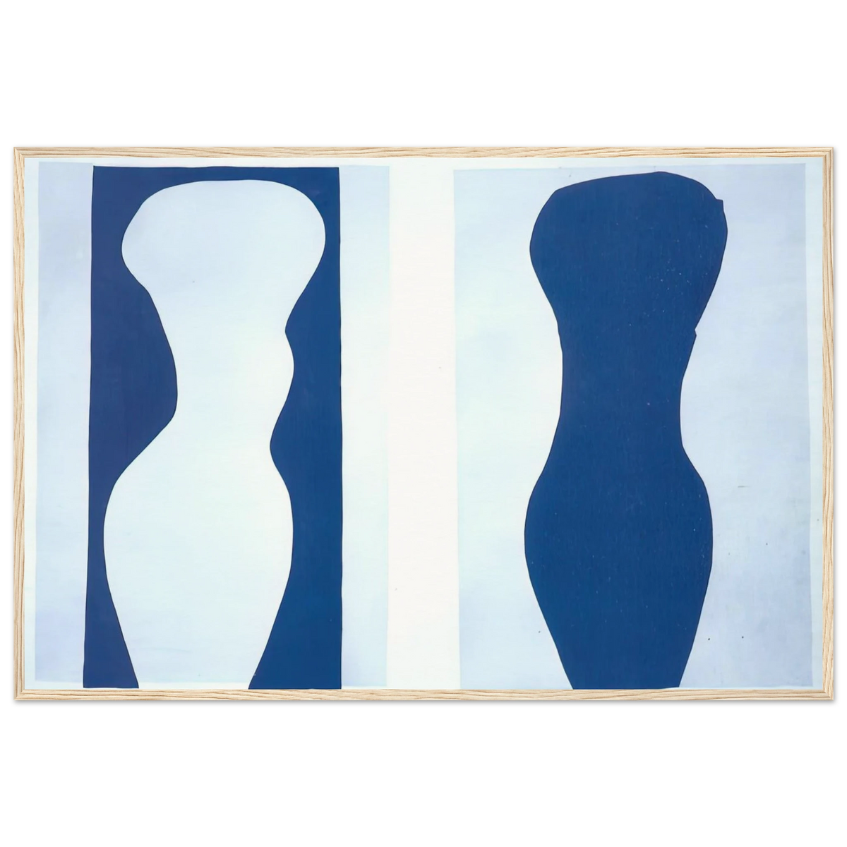 WHITE TORSO AND BLUE TORSO 1944 Framed Poster | Henri Matisse Framed Prints Wall Art | Henri Matisse Print