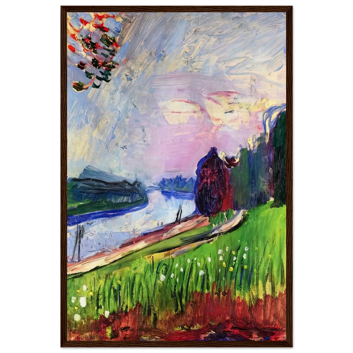 COPSE OF THE BANKS OF THE GARONNE 1900 Framed Poster | Henri Matisse Framed Prints Wall Art | Henri Matisse Print