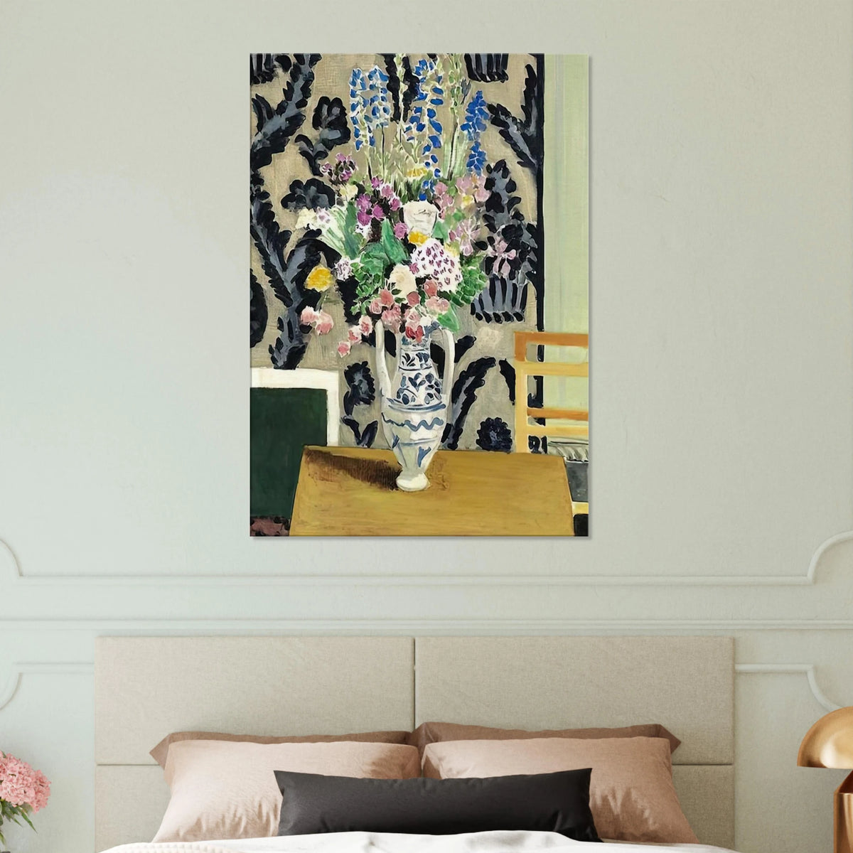 BOUQUET DE FLEURS POUR LE QUATORZE JUILLET 1919 Canvas | Henri Matisse Canvas | Henri Matisse Print