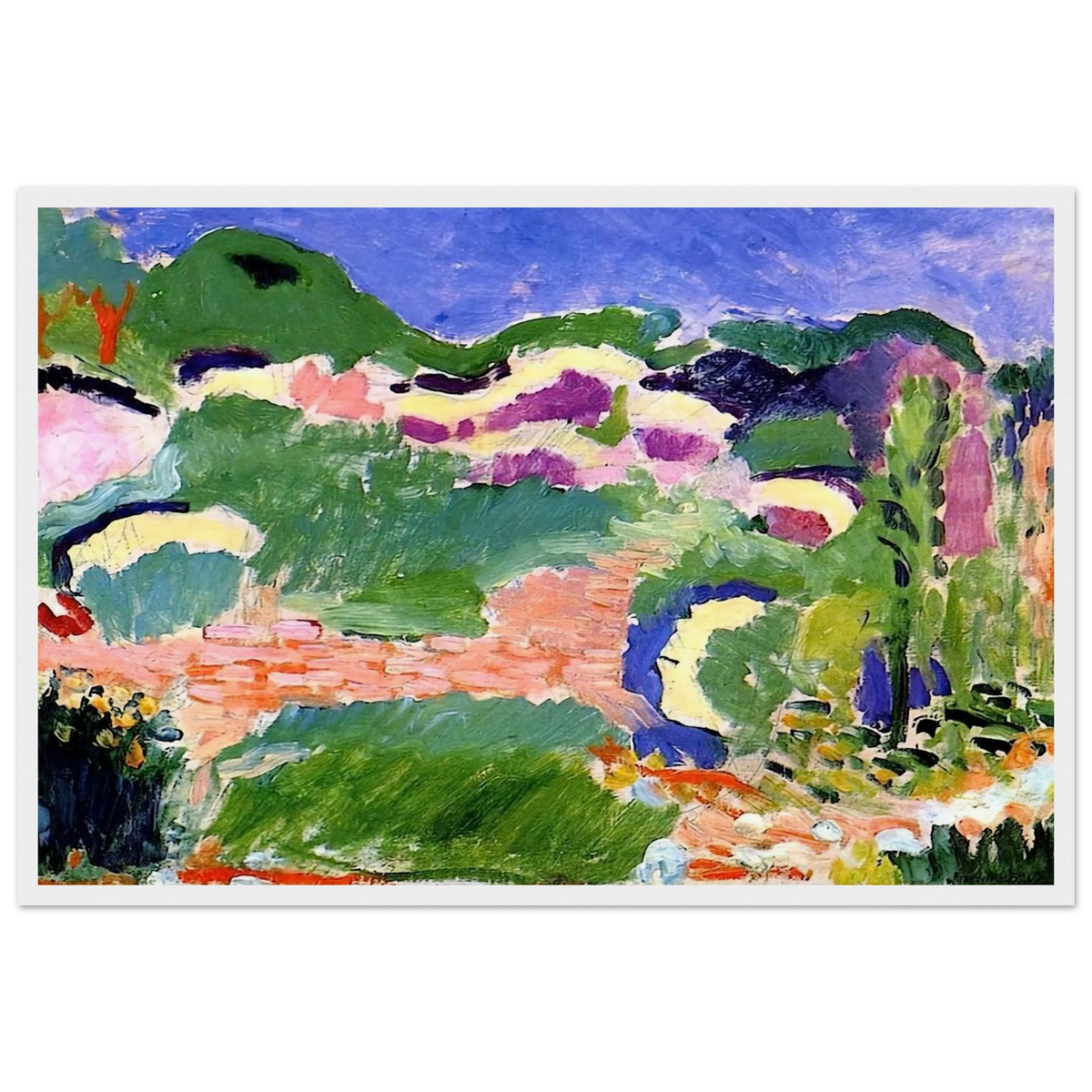 LES GENETS 1905 Framed Poster | Henri Matisse Framed Prints Wall Art | Henri Matisse Print