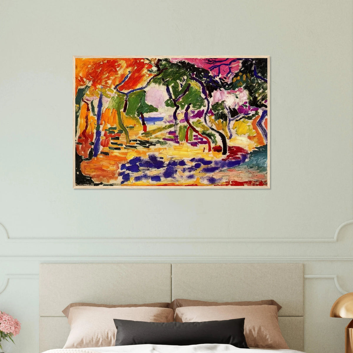 COUNTRYSIDE AT COLLIOURE 1905 Framed Poster | Henri Matisse Framed Prints Wall Art | Henri Matisse Print