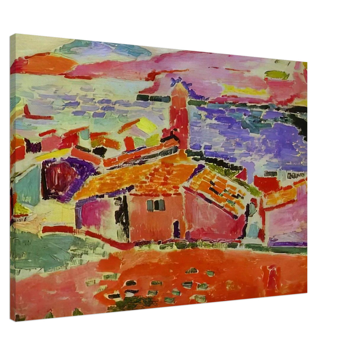 VIEW OF COLLIOURE 1 Canvas | Henri Matisse Canvas | Henri Matisse Print