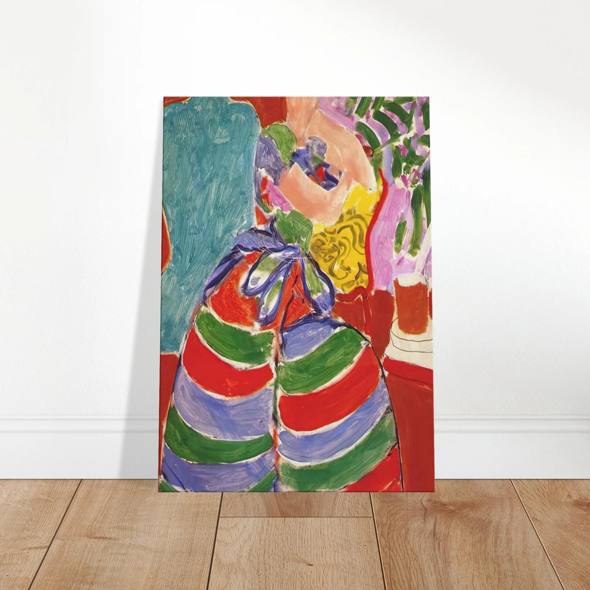 THE STRIPED DRESS 1938 Canvas | Henri Matisse Canvas | Henri Matisse Print