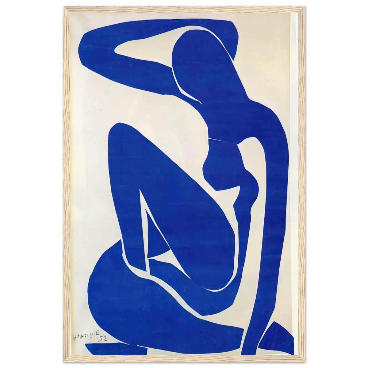 BLUE NUDE 1 Framed Poster | Henri Matisse Framed Prints Wall Art | Henri Matisse Print