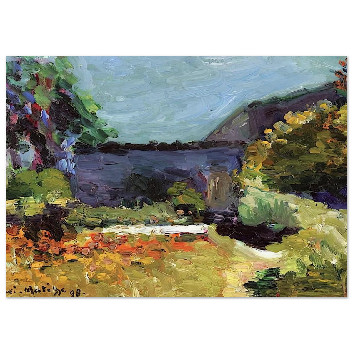 LANDSCAPE 1898 Poster | Henri Matisse Poster | Henri Matisse Print