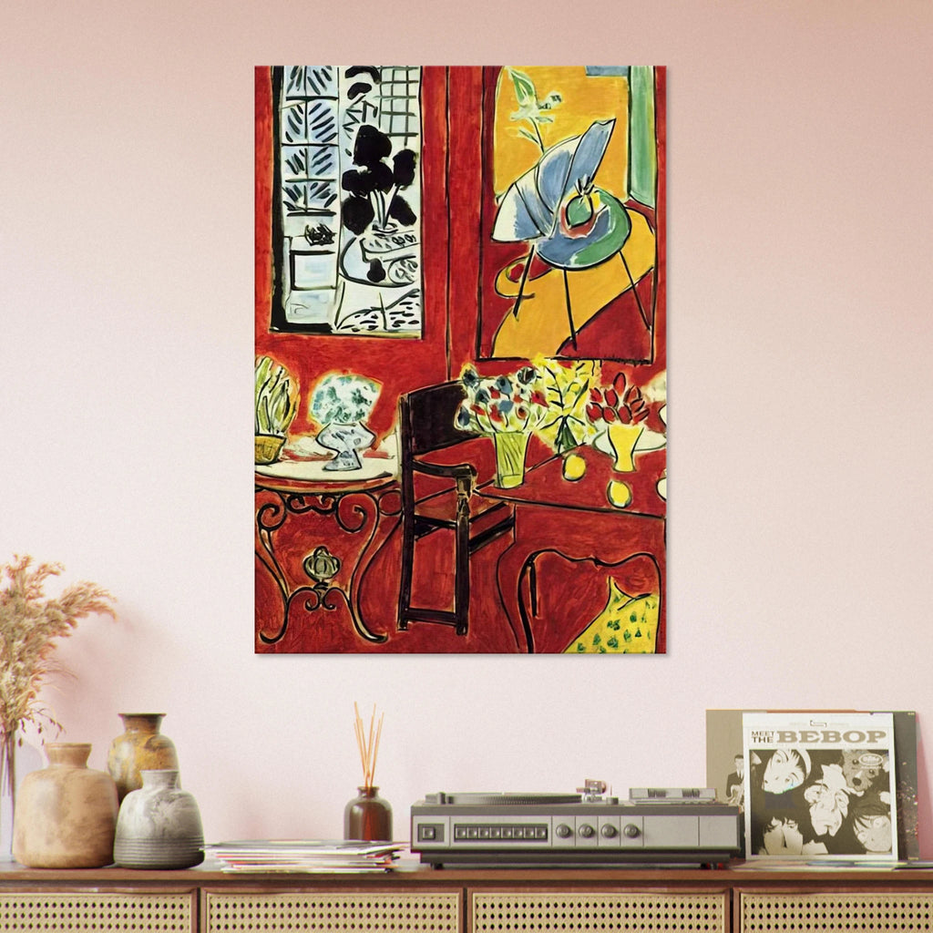 LARGE RED INTERIOR 1948 Canvas | Henri Matisse Canvas | Henri Matisse Print