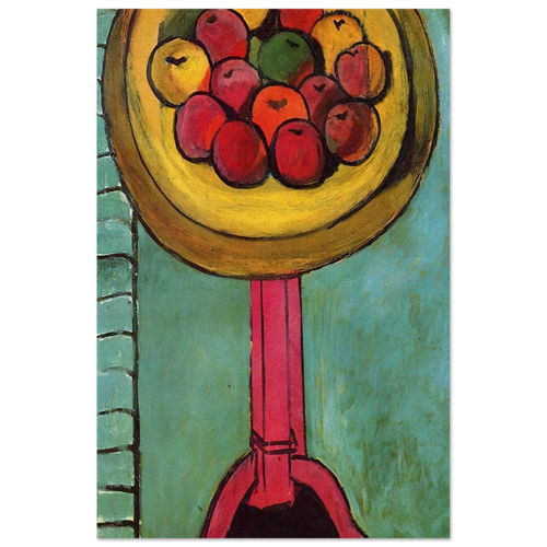 APPLES ON A TABLE GREEN BACKGROUND 1916 Poster | Henri Matisse Poster | Henri Matisse Print