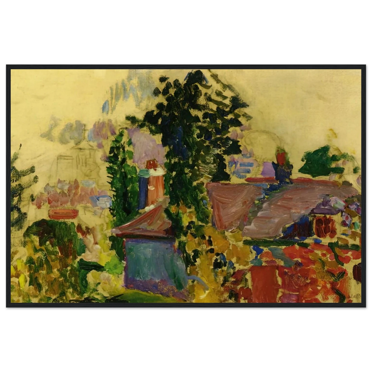 LANDSCAPE 1904 Framed Poster | Henri Matisse Framed Prints Wall Art | Henri Matisse Print