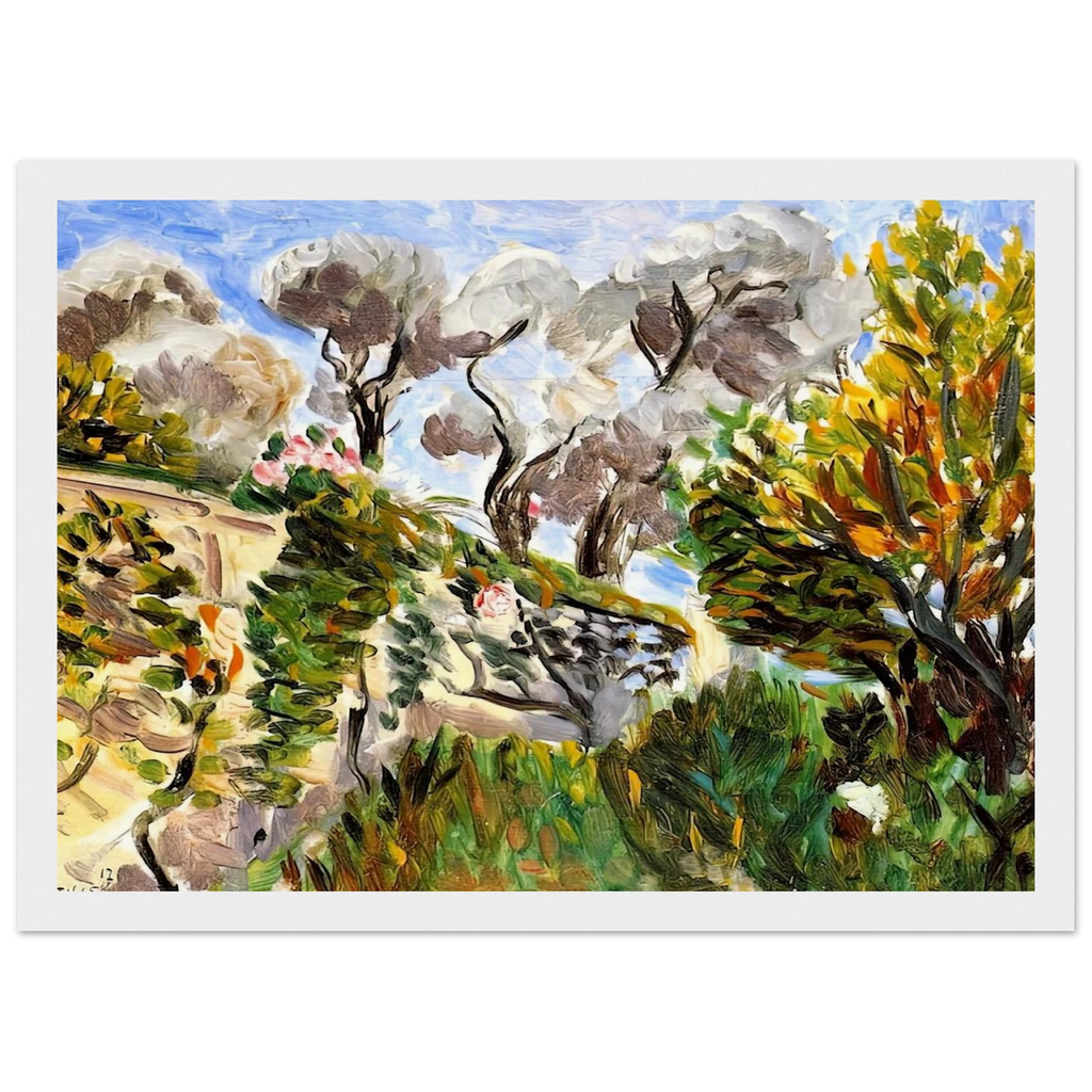 OLIVE TREES RENOIR S GARDEN IN CAGNES 1917 Framed Poster | Henri Matisse Framed Prints Wall Art | Henri Matisse Print