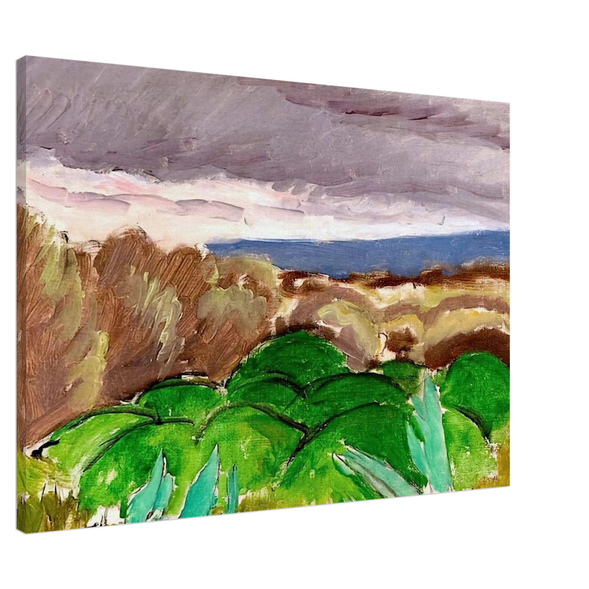 CAGNES LANDSCAPE IN STORMY WEATHER 1917 Canvas | Henri Matisse Canvas | Henri Matisse Print