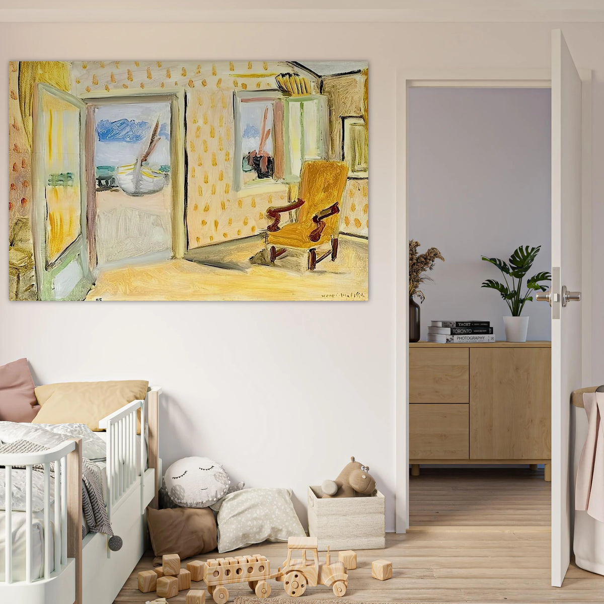 INTERIOR OPEN DOOR 1920 Poster | Henri Matisse Poster | Henri Matisse Print