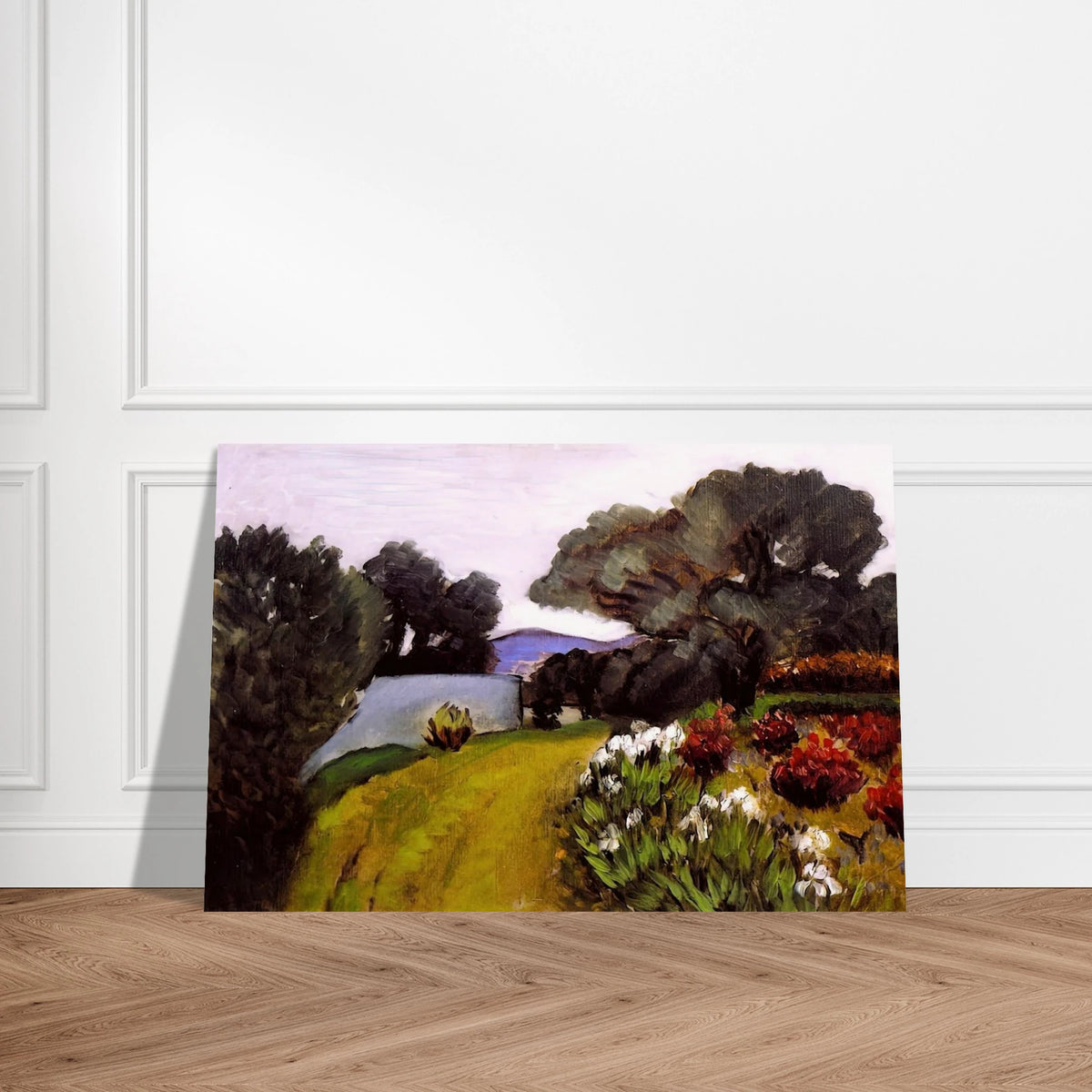 IN THE NICE COUNTRYSIDE GARDEN OF IRISES 1919 Poster | Henri Matisse Poster | Henri Matisse Print